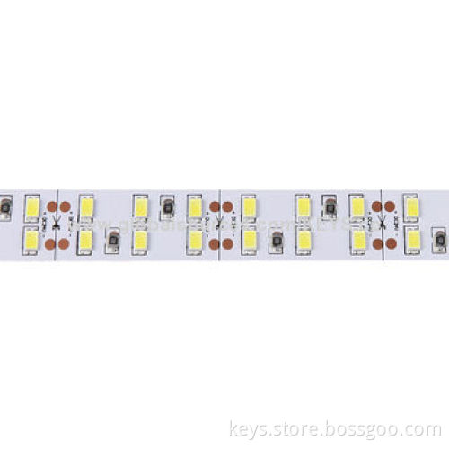 5M 600pcs 5,060 Double Row Flexible LED Strip, Waterproof, 2,800-7,500K CCT DC 24V, High Brightness